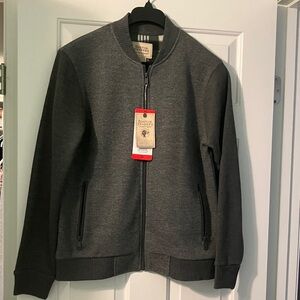 Boston Traders Charcoal Bomber Jacket NWT